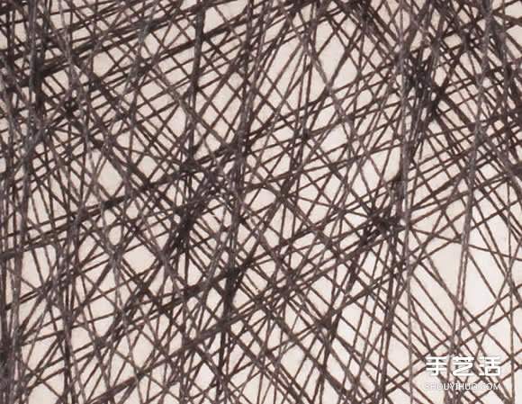 用棉线编织缠绕 完成朦胧复古的特殊人像画(图5) 用棉线编织缠绕 完成朦胧复古的特殊人像画(图5)