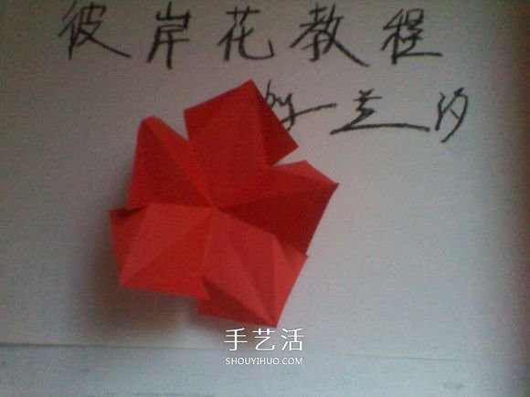 彼岸花的折法步骤图解 详细折纸彼岸花的过程(图11) 彼岸花的折法步骤图解 详细折纸彼岸花的过程(图11)