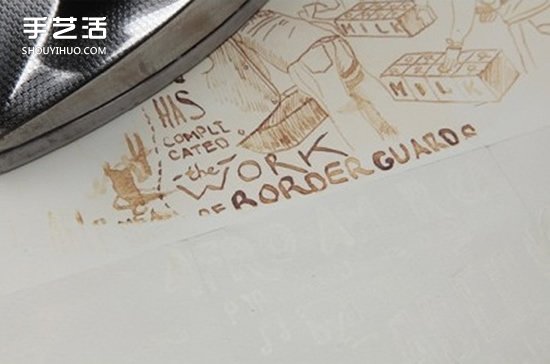 创意牛奶画DIY图片 手工牛奶画画作品欣赏(图2)