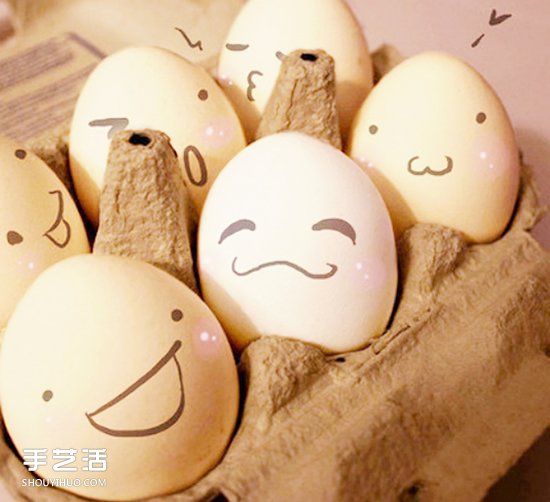 鸡蛋画画可爱图片欣赏 简单可爱鸡蛋手绘表情(图13) 鸡蛋画画可爱图片欣赏 简单可爱鸡蛋手绘表情(图13)