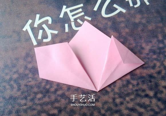 肯定学得会!超简单五瓣樱花的折纸方法步骤(图7) 肯定学得会!超简单五瓣樱花的折纸方法步骤(图7)
