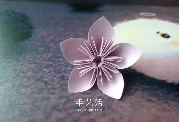 肯定学得会!超简单五瓣樱花的折纸方法步骤(图18) 肯定学得会!超简单五瓣樱花的折纸方法步骤(图18)