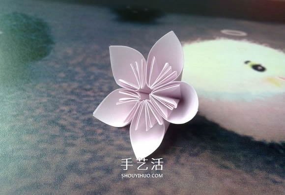 肯定学得会!超简单五瓣樱花的折纸方法步骤(图19) 肯定学得会!超简单五瓣樱花的折纸方法步骤(图19)