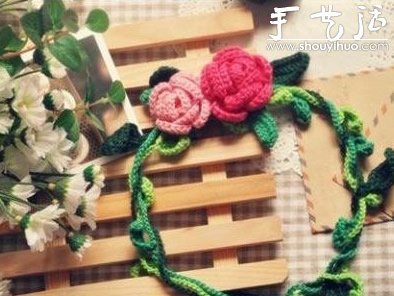 钩针编织小清新钩花(图5)