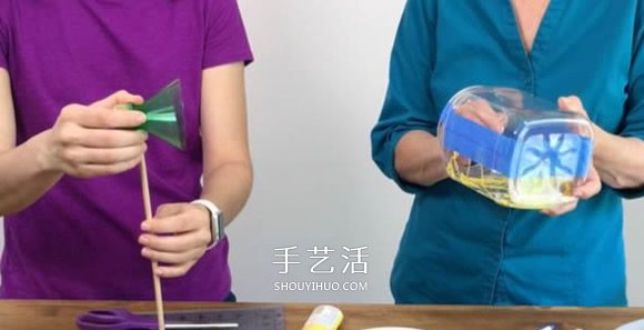 塑料瓶废物利用DIY制作儿童潜水艇玩具(图2) 塑料瓶废物利用DIY制作儿童潜水艇玩具(图2)