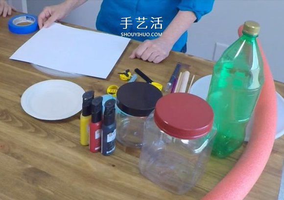 塑料瓶废物利用DIY制作儿童潜水艇玩具(图1) 塑料瓶废物利用DIY制作儿童潜水艇玩具(图1)
