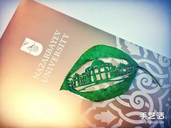 叶子切割画作品图片 精美手工叶切画图片欣赏(图12) 叶子切割画作品图片 精美手工叶切画图片欣赏(图12)