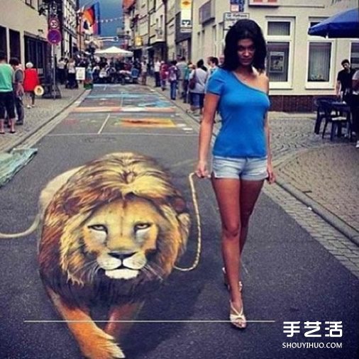 街头3D立体画作品欣赏 3D立体街头涂鸦图片(图1) 街头3D立体画作品欣赏 3D立体街头涂鸦图片(图1)