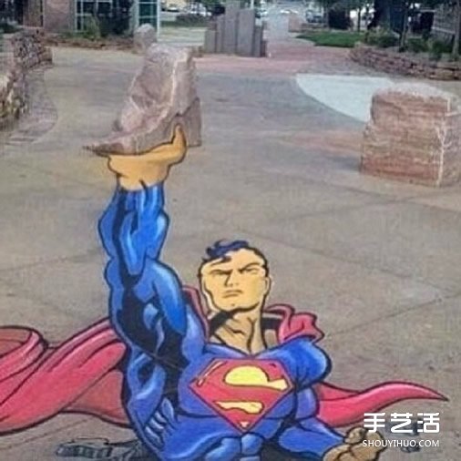 街头3D立体画作品欣赏 3D立体街头涂鸦图片(图2) 街头3D立体画作品欣赏 3D立体街头涂鸦图片(图2)