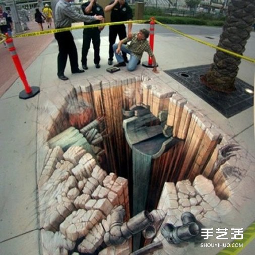 街头3D立体画作品欣赏 3D立体街头涂鸦图片(图3) 街头3D立体画作品欣赏 3D立体街头涂鸦图片(图3)