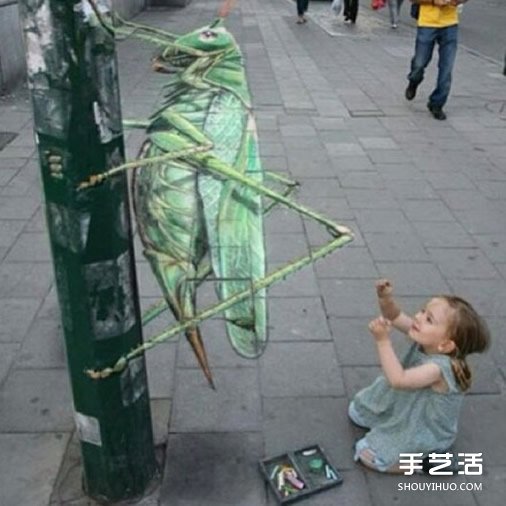 街头3D立体画作品欣赏 3D立体街头涂鸦图片(图5) 街头3D立体画作品欣赏 3D立体街头涂鸦图片(图5)