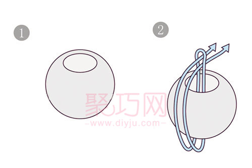 中国结珠形穗子编法图解 参考舞动流苏做法(图2)