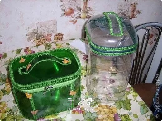用塑料瓶做的小制作 凳子沙发垃圾桶随便选(图10) 用塑料瓶做的小制作 凳子沙发垃圾桶随便选(图10)