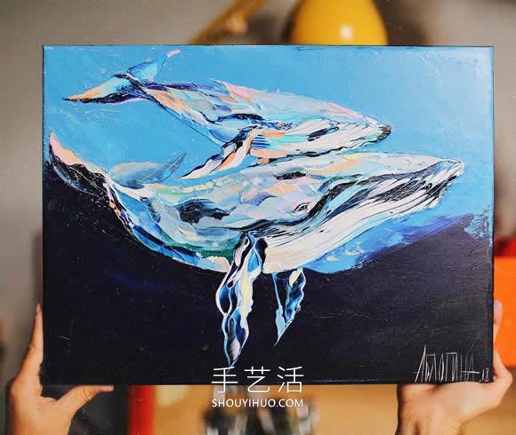 捕捉动物的活力!富有表现力的调色板刀绘画(图2) 捕捉动物的活力!富有表现力的调色板刀绘画(图2)