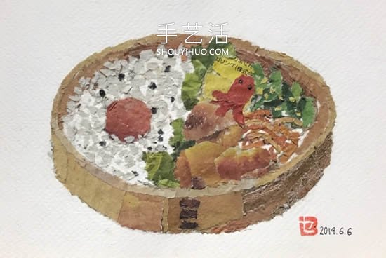 90岁老奶奶手撕报纸做拼贴画!展现平淡幸福(图10) 90岁老奶奶手撕报纸做拼贴画!展现平淡幸福(图10)
