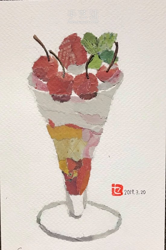 90岁老奶奶手撕报纸做拼贴画!展现平淡幸福(图11) 90岁老奶奶手撕报纸做拼贴画!展现平淡幸福(图11)