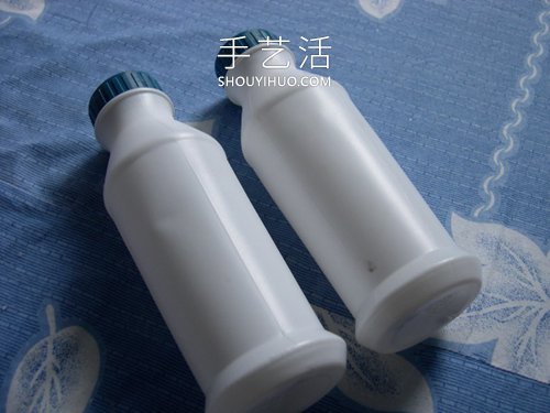 酸奶瓶手工制作小花篮的做法教程(图2) 酸奶瓶手工制作小花篮的做法教程(图2)