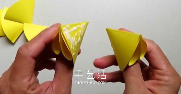 简单星花球的折纸制作方法图解教程(图7) 简单星花球的折纸制作方法图解教程(图7)