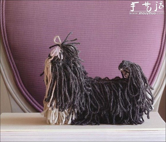 针织的狗狗们，逼真又好玩~(图7)