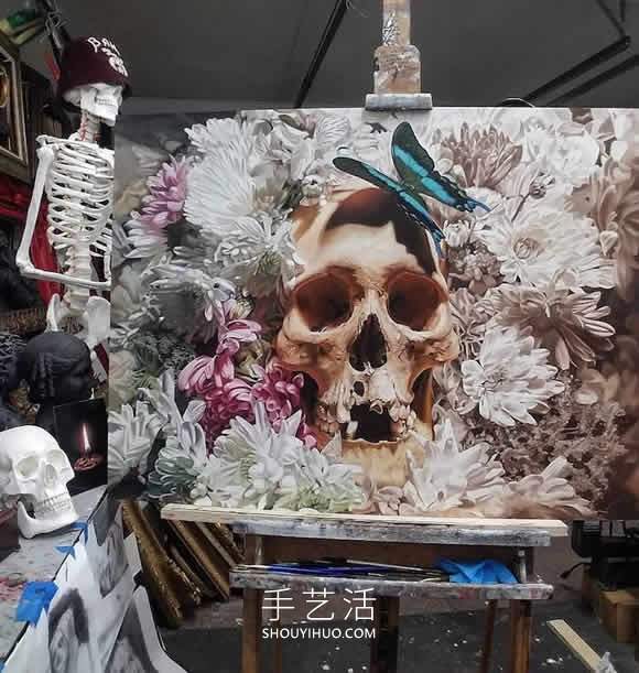 充满活力的彩色人体骨骼画作品欣赏(图2) 充满活力的彩色人体骨骼画作品欣赏(图2)
