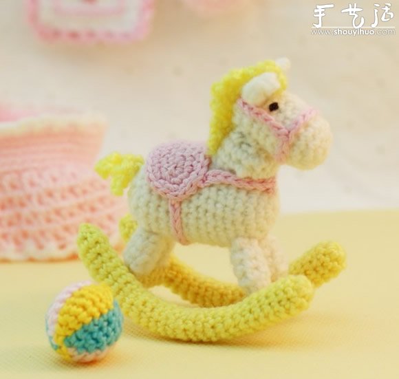漂亮的针织小马玩具 - 诺云双维造物网
