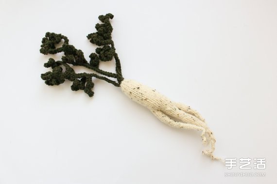 毛线编织的蔬菜水果作品 卖得比新鲜的贵多了(图2) 毛线编织的蔬菜水果作品 卖得比新鲜的贵多了(图2)