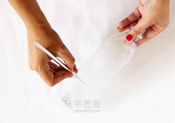 矿泉水瓶手工制作小清新牙签筒的教程(图2) 矿泉水瓶手工制作小清新牙签筒的教程(图2)