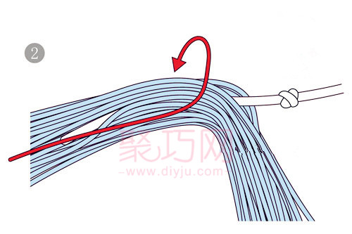 怎么做中国结穗子 管子穗编法图解(图3)
