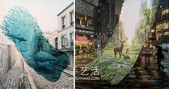 超现实异世界！艺术家笔下的神奇时光隧道 - 诺云双维造物网