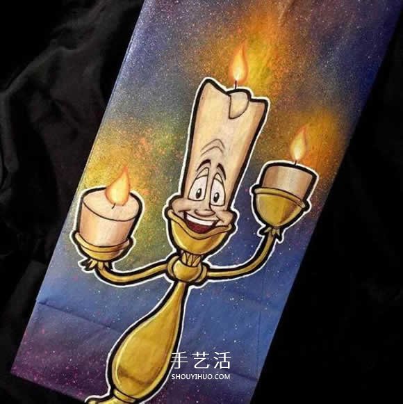 为了帮内向的儿子 爸爸手绘550个爱心午餐袋(图3) 为了帮内向的儿子 爸爸手绘550个爱心午餐袋(图3)