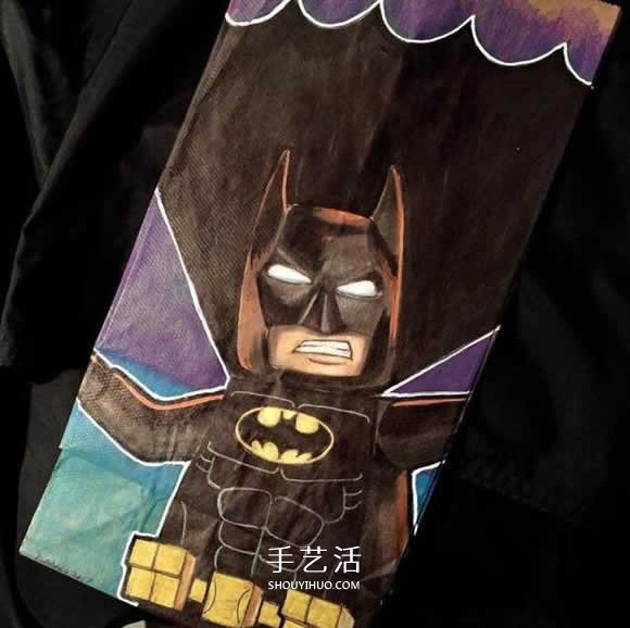 为了帮内向的儿子 爸爸手绘550个爱心午餐袋(图8) 为了帮内向的儿子 爸爸手绘550个爱心午餐袋(图8)