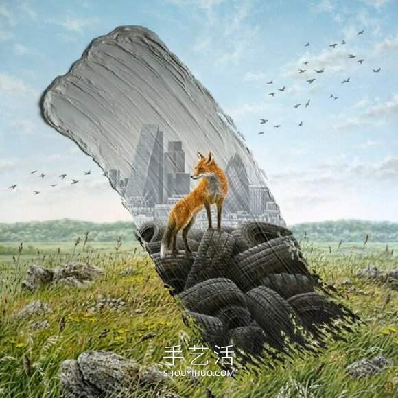 超现实异世界!艺术家笔下的神奇时光隧道(图3) 超现实异世界!艺术家笔下的神奇时光隧道(图3)
