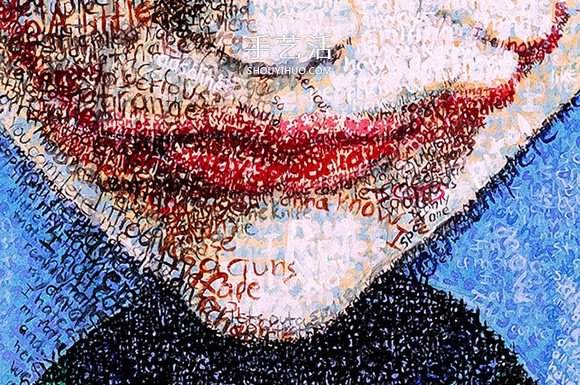 上百小时的名言堆叠 向名人致敬的创意文字画(图5) 上百小时的名言堆叠 向名人致敬的创意文字画(图5)