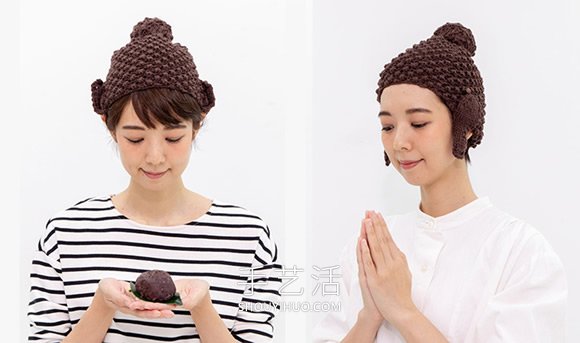 天冷时戴“佛头毛线帽”!日本超人气幽默配饰(图2) 天冷时戴“佛头毛线帽”!日本超人气幽默配饰(图2)