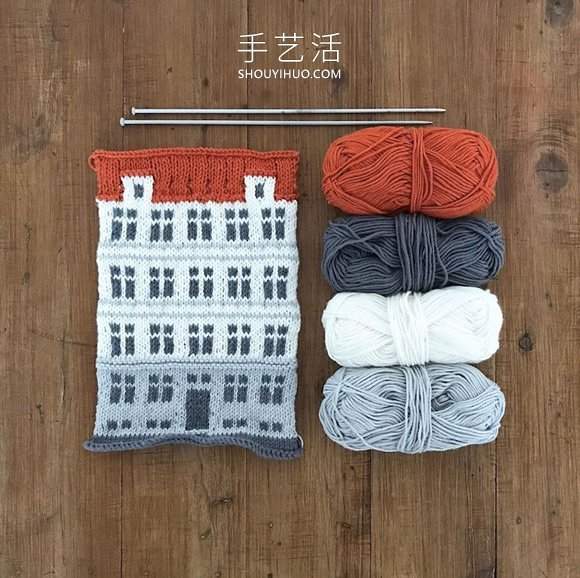 手工编织毯子,灵感来自哥本哈根多彩独特建筑(图4) 手工编织毯子,灵感来自哥本哈根多彩独特建筑(图4)