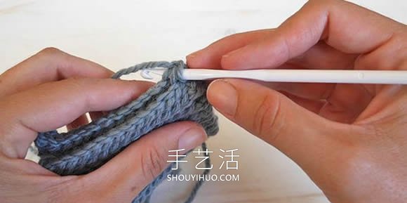 手工编织南瓜针法教程(图3) 手工编织南瓜针法教程(图3)