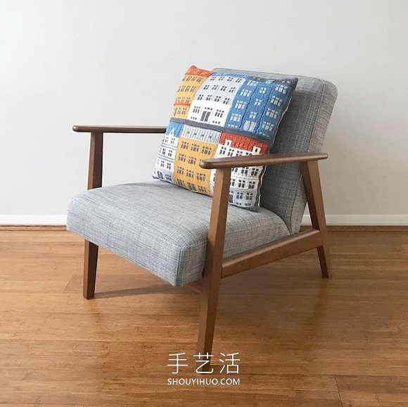 手工编织毯子,灵感来自哥本哈根多彩独特建筑(图7) 手工编织毯子,灵感来自哥本哈根多彩独特建筑(图7)