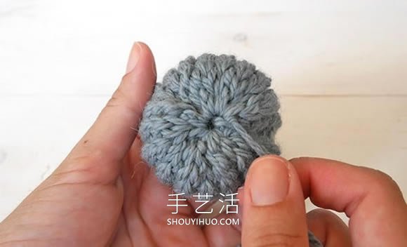 手工编织南瓜针法教程(图6) 手工编织南瓜针法教程(图6)