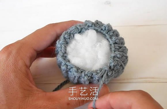 手工编织南瓜针法教程(图7) 手工编织南瓜针法教程(图7)