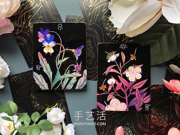 手绘植物塔罗牌!结合神秘占卜、花语寓意和哲学(图5) 手绘植物塔罗牌!结合神秘占卜、花语寓意和哲学(图5)