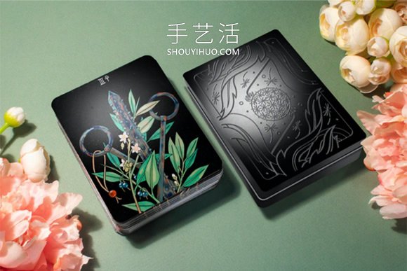 手绘植物塔罗牌!结合神秘占卜、花语寓意和哲学(图9) 手绘植物塔罗牌!结合神秘占卜、花语寓意和哲学(图9)