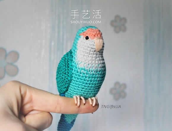 栩栩如生的鸟儿!手工钩织精致小鸟作品图片(图4) 栩栩如生的鸟儿!手工钩织精致小鸟作品图片(图4)