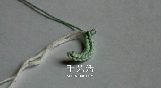 钩针编织五彩菊的方法图解 单元菊花的钩织方法(图2) 钩针编织五彩菊的方法图解 单元菊花的钩织方法(图2)