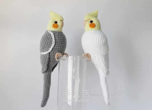 栩栩如生的鸟儿!手工钩织精致小鸟作品图片(图3) 栩栩如生的鸟儿!手工钩织精致小鸟作品图片(图3)