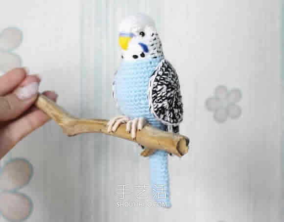 栩栩如生的鸟儿!手工钩织精致小鸟作品图片(图5) 栩栩如生的鸟儿!手工钩织精致小鸟作品图片(图5)