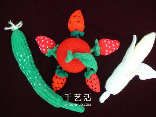 用毛线做水果的作品图片 还能当做趣味靠枕(图2) 用毛线做水果的作品图片 还能当做趣味靠枕(图2)