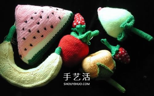 用毛线做水果的作品图片 还能当做趣味靠枕(图5) 用毛线做水果的作品图片 还能当做趣味靠枕(图5)