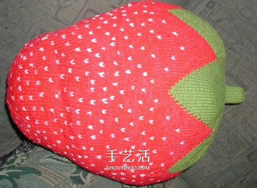 用毛线做水果的作品图片 还能当做趣味靠枕(图8) 用毛线做水果的作品图片 还能当做趣味靠枕(图8)