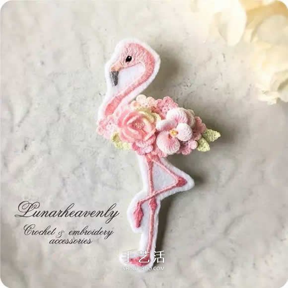 美得不像话!袖珍钩针花朵饰品作品图片欣赏(图23) 美得不像话!袖珍钩针花朵饰品作品图片欣赏(图23)