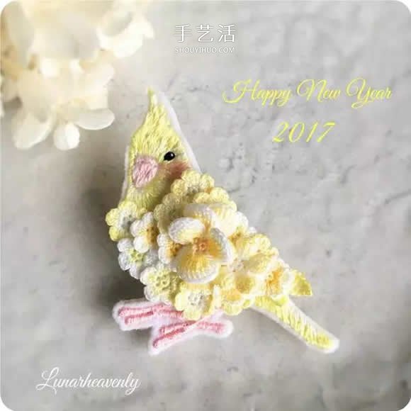 美得不像话!袖珍钩针花朵饰品作品图片欣赏(图22) 美得不像话!袖珍钩针花朵饰品作品图片欣赏(图22)